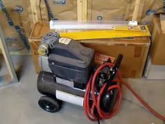 the compressor we used for sprinkler winterization jobs